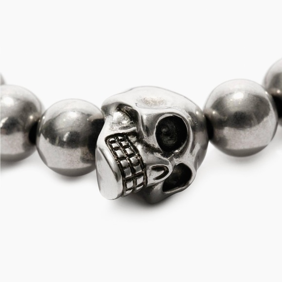 Alexander McQueen Skull Bead Bracelet - Picture 2 of 5
